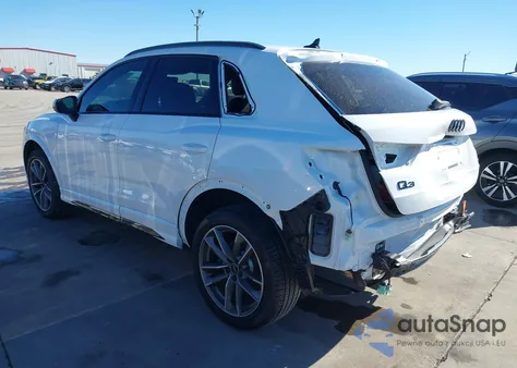 2025 Audi Q3 Premium 45 Tfsi S Line Quattro Tiptronic from USA, damaged, VIN WA1DECF3XS1083224